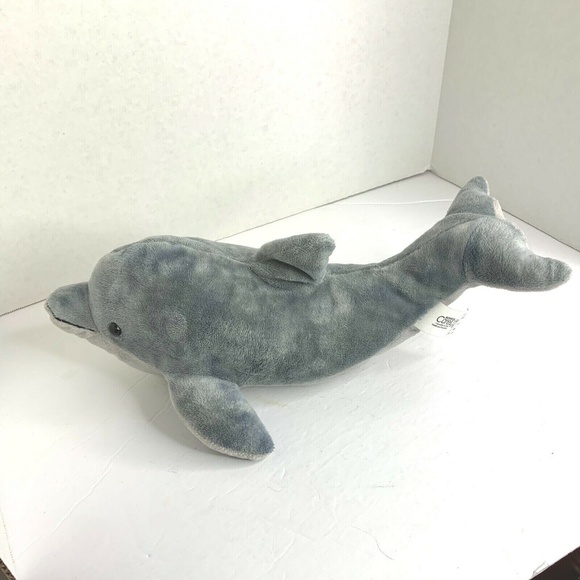 Kohs Plush Stuffed Animal Toy Gray Dolphin 2011 16 - Picture 3 of 5